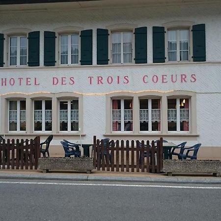 Hotel-Restaurant Des 3 Coeurs Vaulion Exterior foto